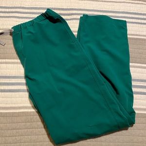 Men’s L FIGS Basic Scrub Bottoms (Hunter Green)